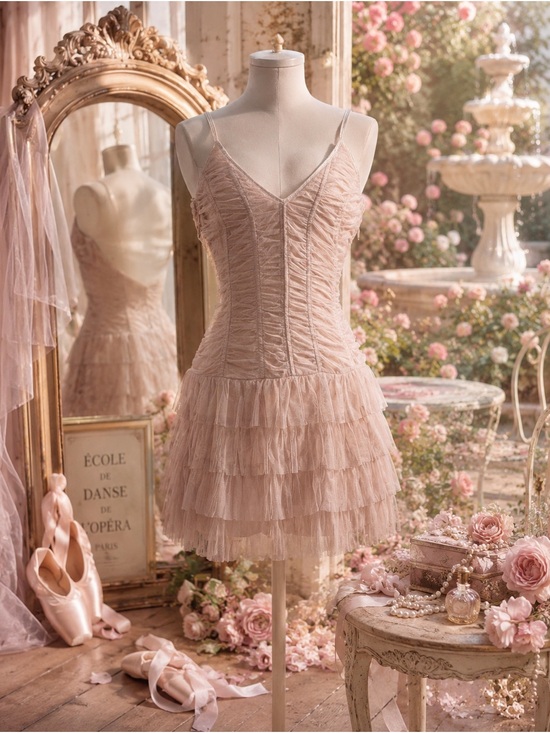 H&M Dresses & Skirts - Divided by H&M Pink Tiered Tulle Mini Dress